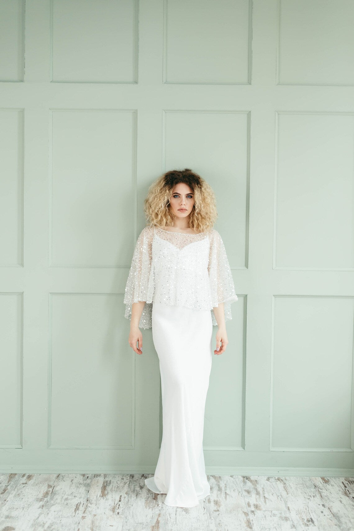 Simple Boho Wedding Dress – Minimalist Slip Gown