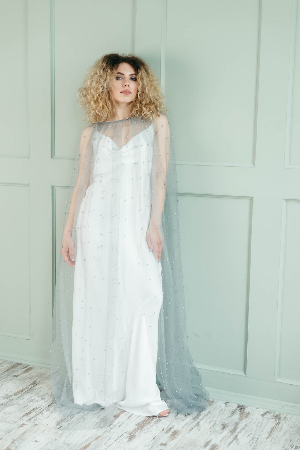 Simple Boho Wedding Dress – Minimalist Slip Gown