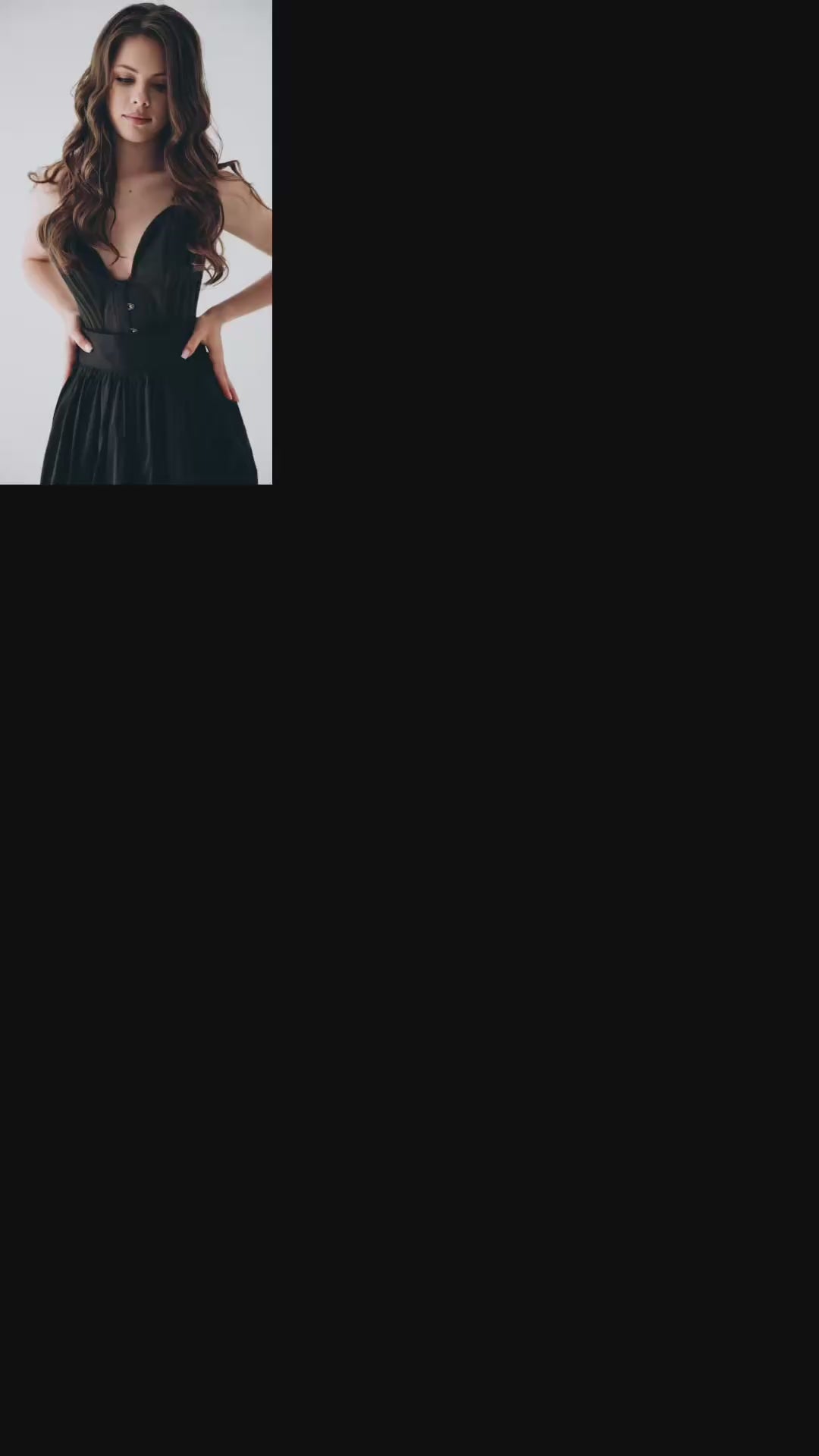 White and black bridal skirt for weddings and black tie events