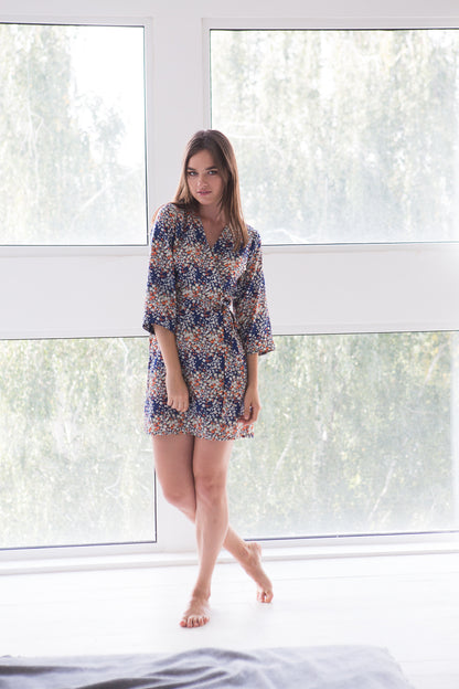 Floral Robes for Bridesmaids | Various Colours