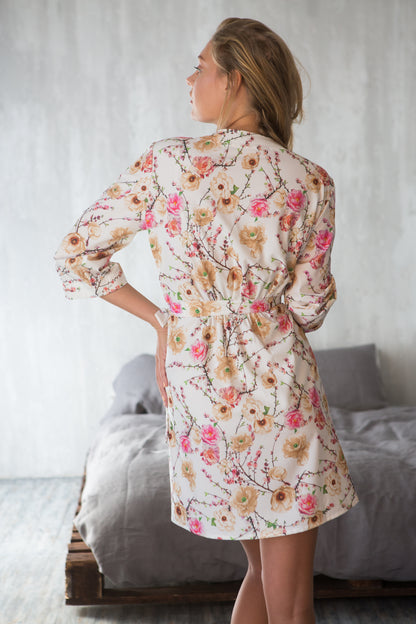 Floral Robes for Bridesmaids | Various Colours