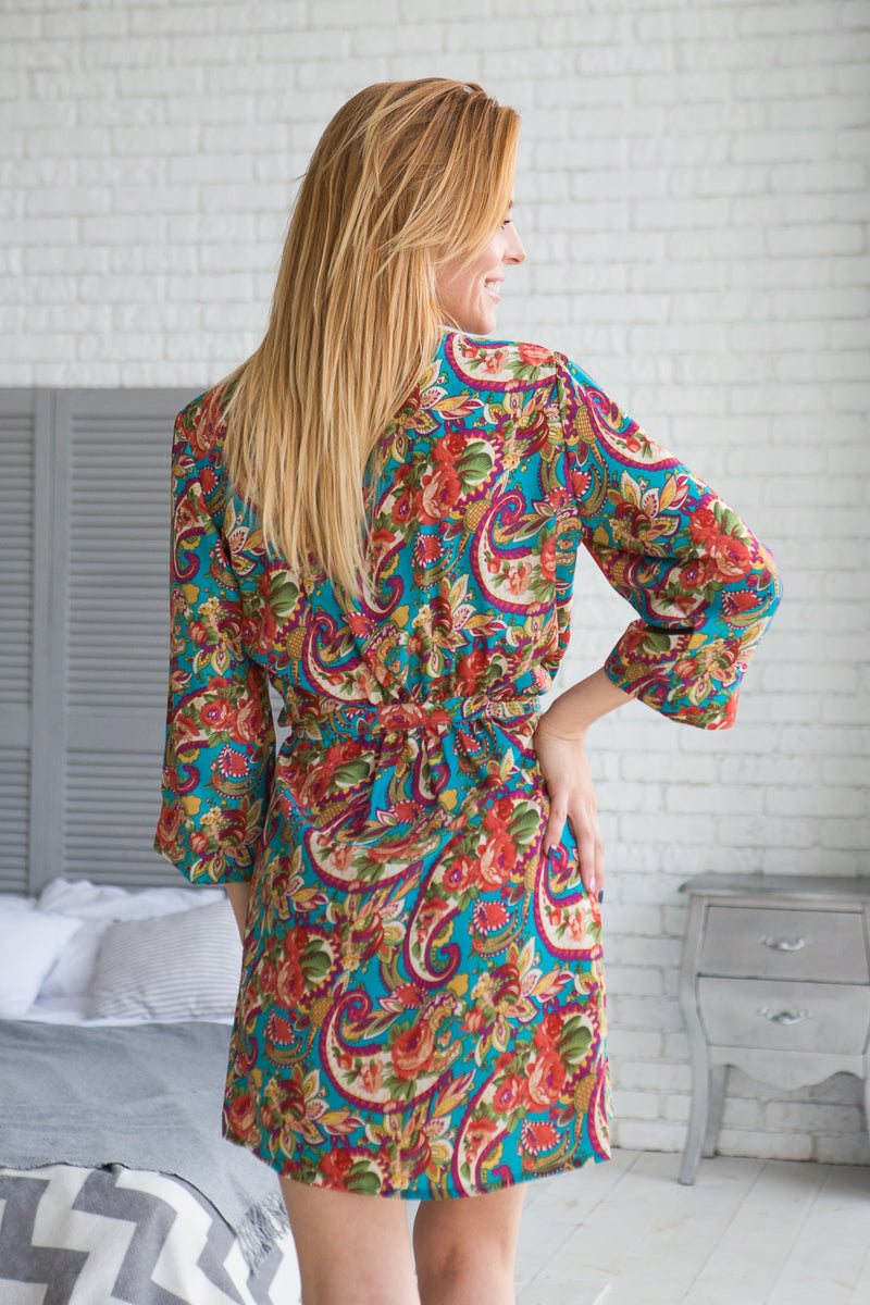 Floral Robes for Bridesmaids | Various Colours
