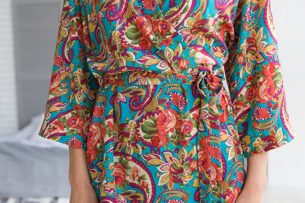 Floral Robes for Bridesmaids | Various Colours