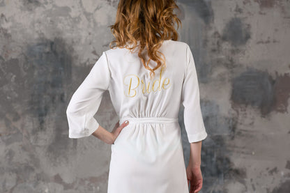 Personalization for Robes (Add-On), Personalized Dressing Gowns Add-On, Embroidery Monogram, Initials, Bride / Bridesmaid / Maid of Honour