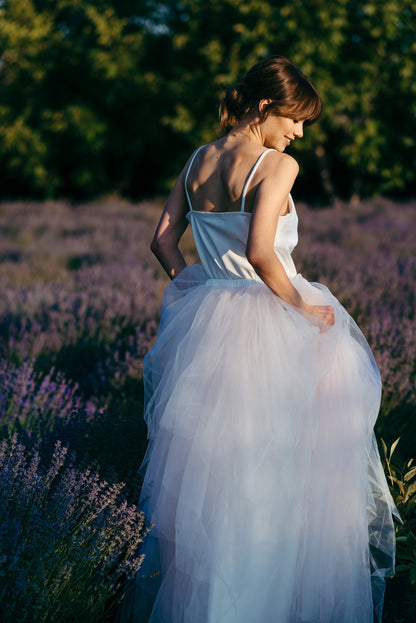 Tutu Bridal Skirt - Tulle Skirt - Bridesmaids Separates - Modern Wedding Dress - Pink Skirt - Unique Wedding Dress