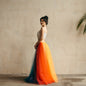 Rainbow Tulle Skirt - Unique Wedding Dress - Elopement Skirt - Maternity Skirt - Colourful Wedding Outfit - Fairytale Dress