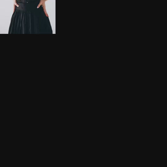 White and black bridal skirt for weddings and black tie events